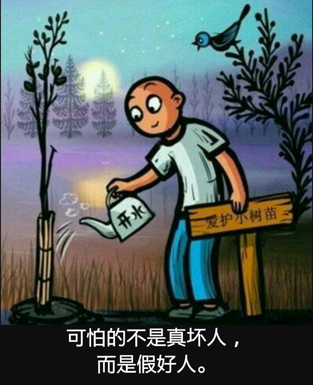 可怕的不是真坏人,而是假好人. - ton,ton的快手