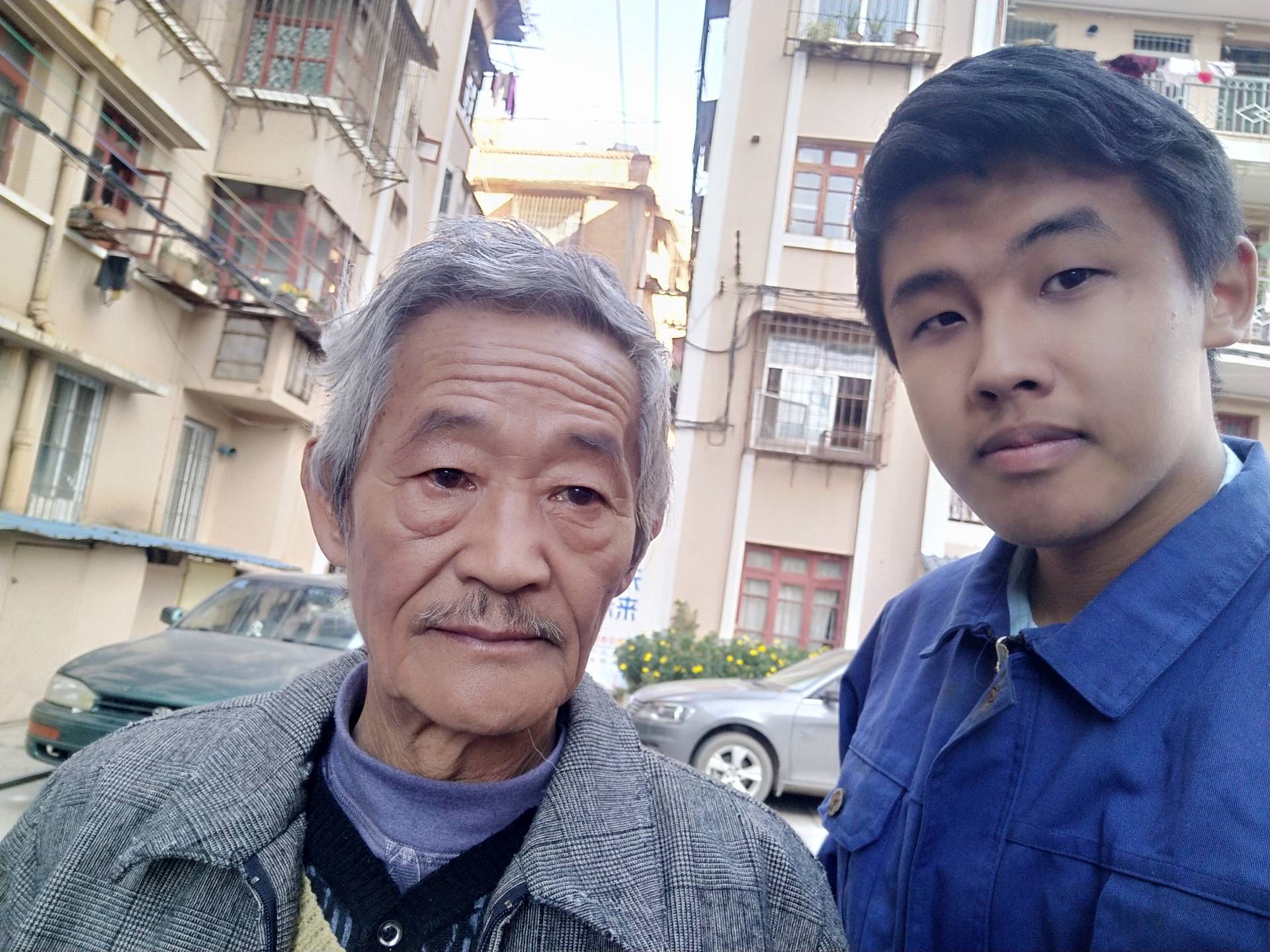 今天去剧组,和妹大爷搭戏去