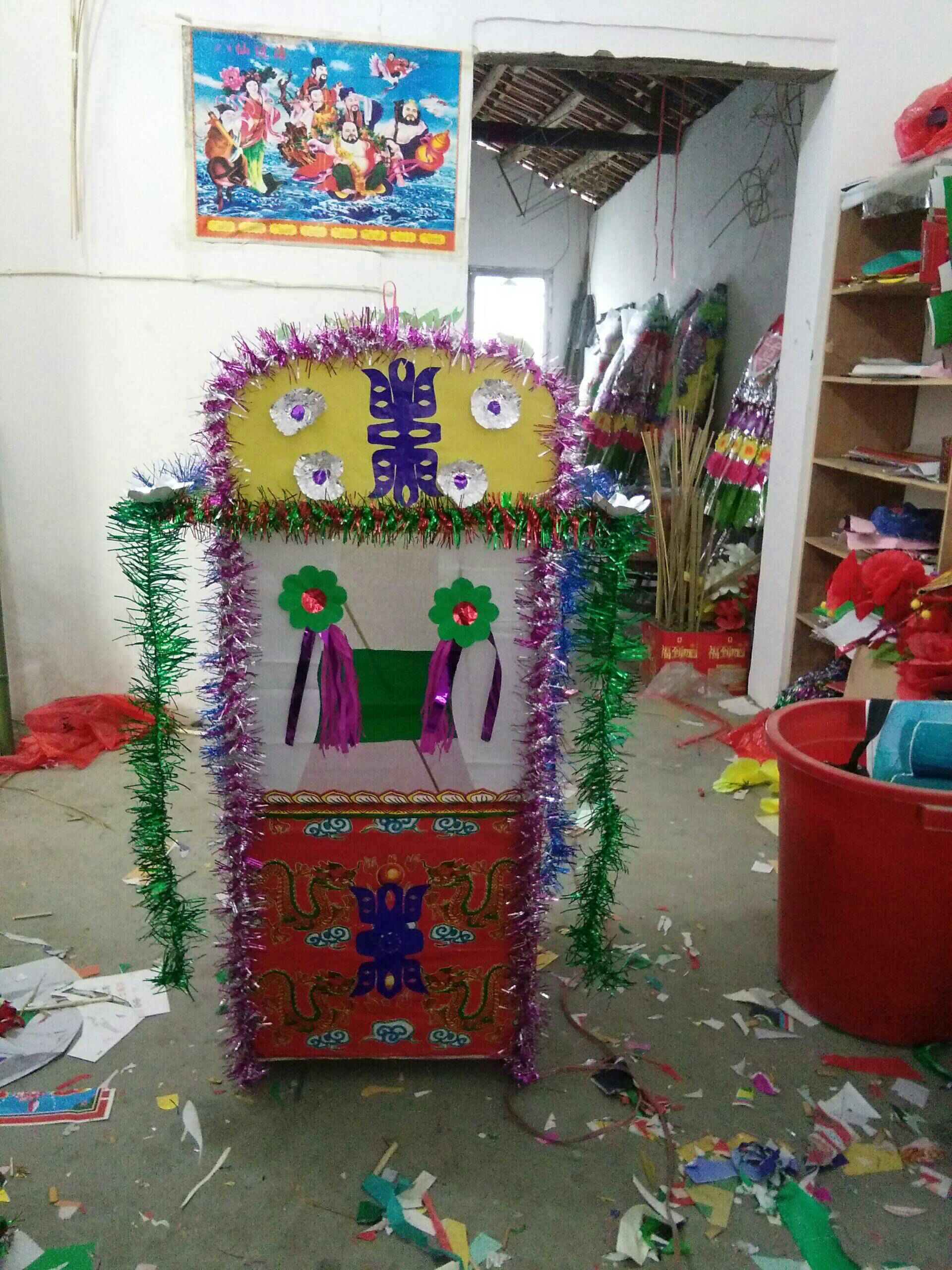 平凡的扎纸艺人