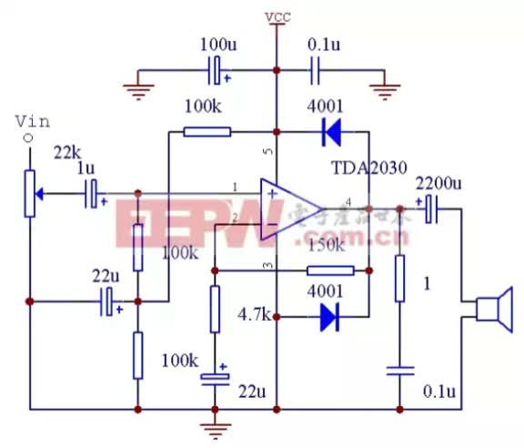 tda2030单电源