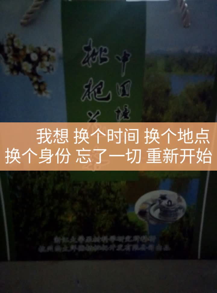 我想换个时间换个地点换个身份忘了一切重新开始