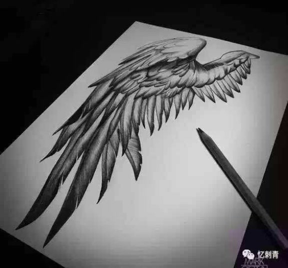 天使之翼 - 朔州刺客堂tattoo的快手