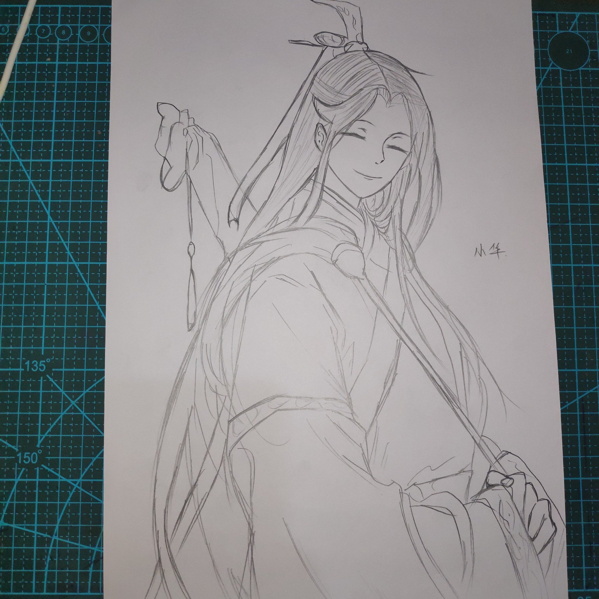 道长你笑起来真美#魔道祖师 爱画画的小华的快手