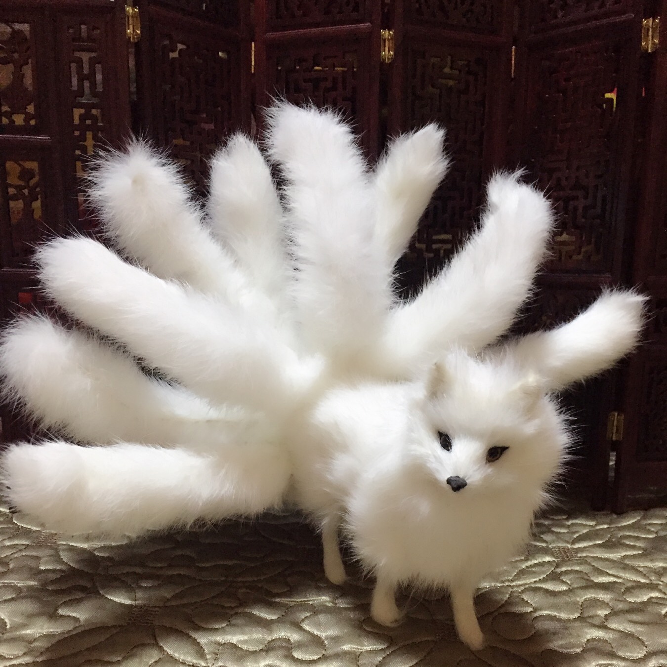 九尾小灵狐已结缘,保佑缘主一生平安,身体健康,一顺百顺,六时吉祥