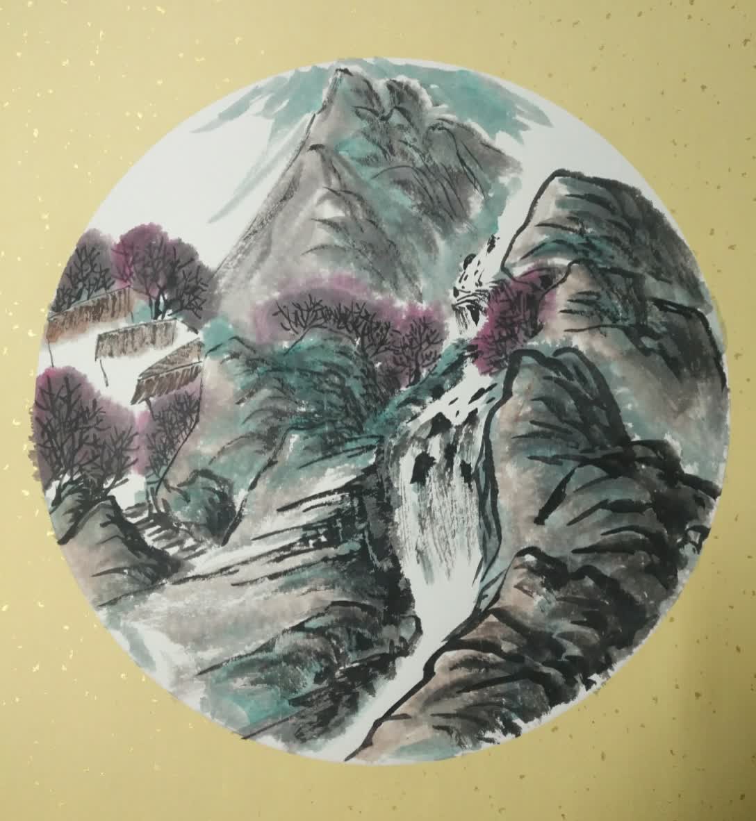 国画,剪纸艺术直播间的快手