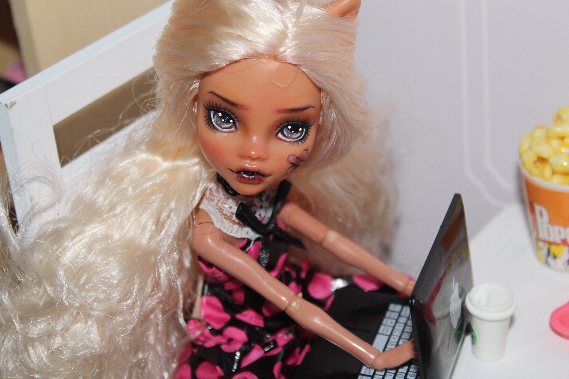 甜小久沙龙娃娃改妆