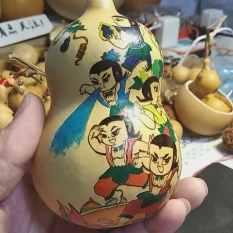 葫芦烙画蓟州李伟