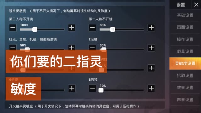 二指灵敏度图图片